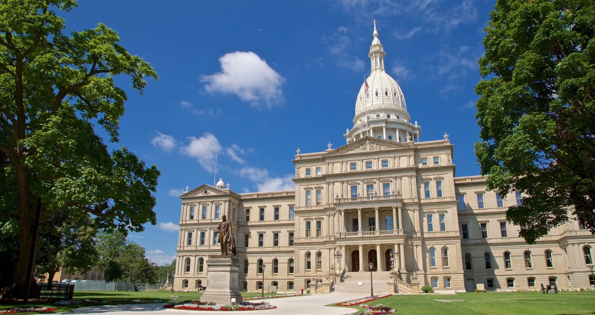 Stock Michigan State Capitol