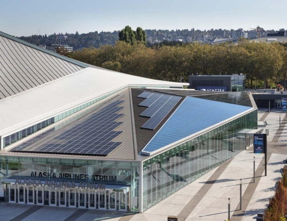 Climatepledgearena roof
