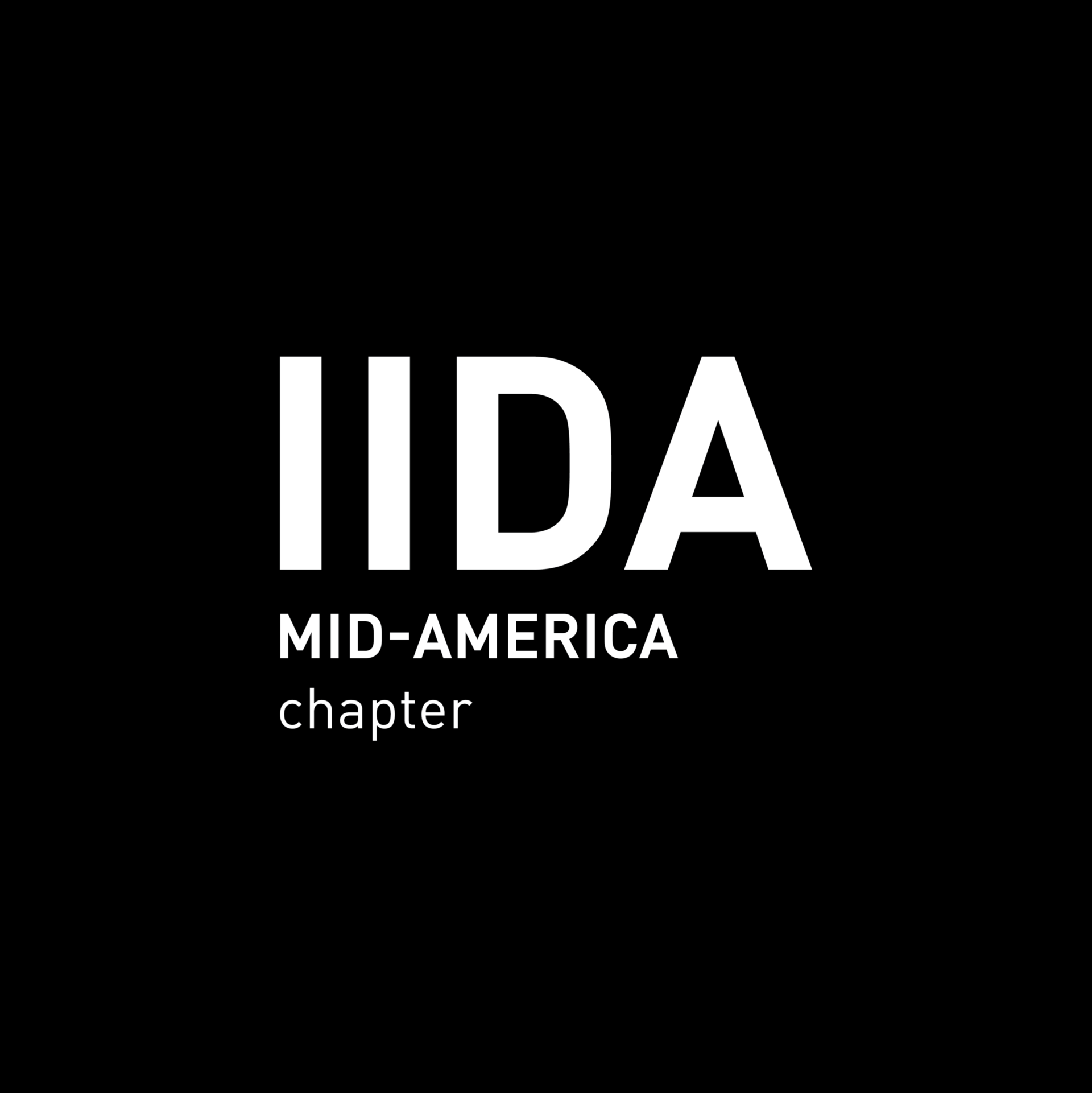 Bold white letters IDA dominate the upper center on a black background, with smaller stacked text reading MID-AMERICA and chapter.